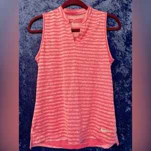 Nike Pink Golf Women's Striped Zonal Cooling
Size S